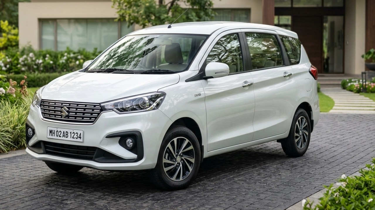 Maruti Ertiga — Side & Alloy Stance
