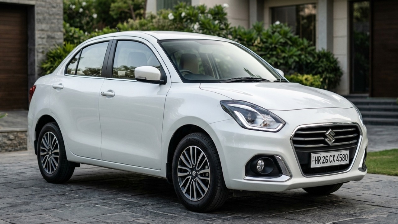 Swift Dzire — Closer Body Profile