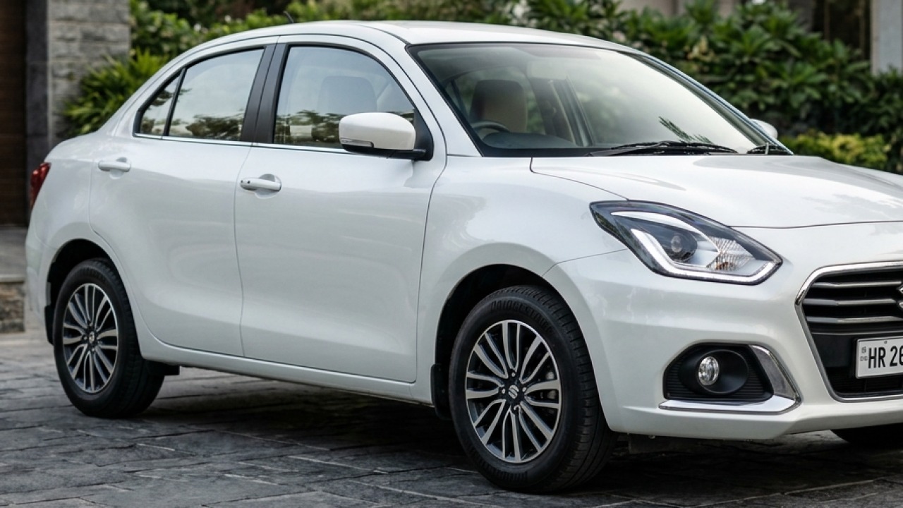 Swift Dzire — Grille & LED Headlamps