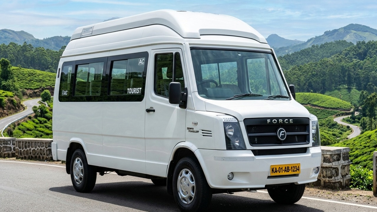 Force Tempo Traveller — High-Roof Profile