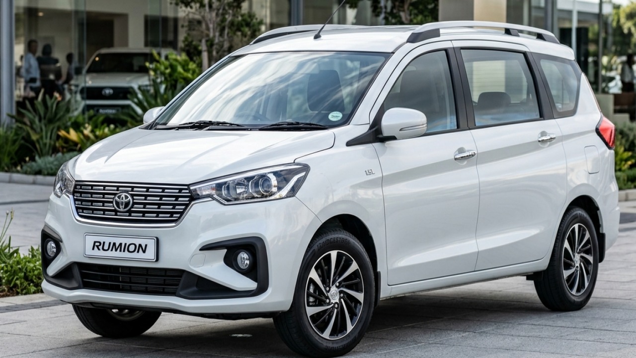 Toyota Rumion — Closer MPV Profile