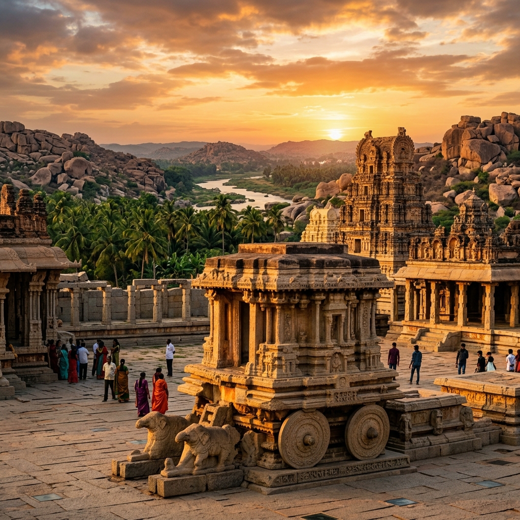 Hampi Ruins Ancient Heritage cultural vacation package in Hampi, Karnataka - The Genuine Travels Madurai - view 1