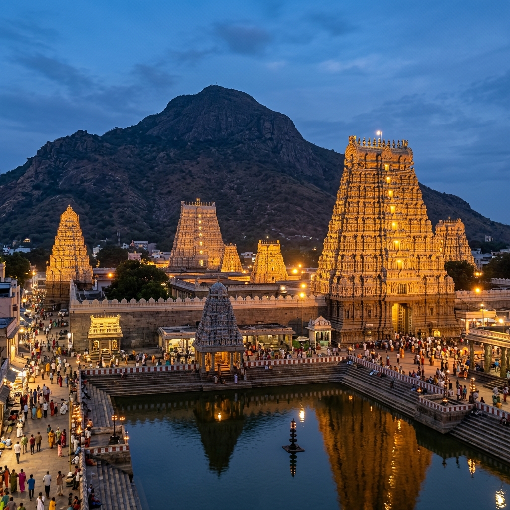 Tiruvannamalai Annamalaiyar Darshan Tour religious vacation package in Tiruvannamalai, Tamil Nadu - The Genuine Travels Madurai